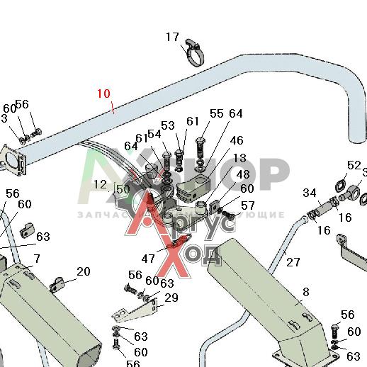 6.06.039 Труба в сборе