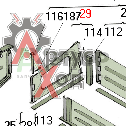 6.61.029 Боковина задняя