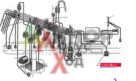 П147-09.09  Клавиша стекло очистителя