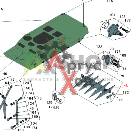 6.47.077 Жалюзи в сборе