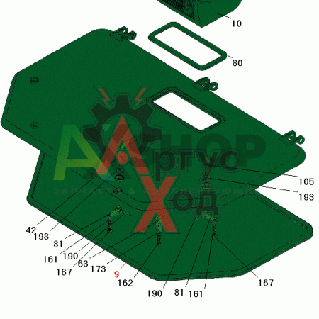 6.47.018-1 Уплотнитель крышки люка