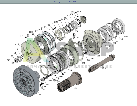 8.10.050 Фрикцион левый