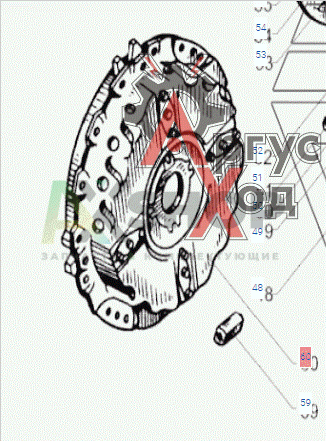 238-1601090-Г3 Корзина сцепления