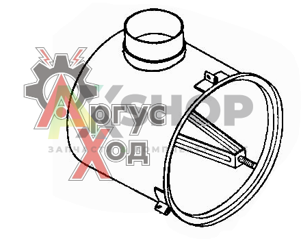 740.1109515-02 Корпус с пылеотборником в сборе