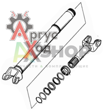 4310-2203011 Вал карданный передний