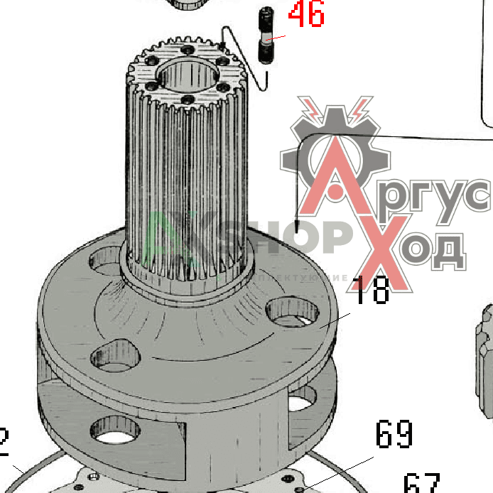 8.11.154А РУ Болт (Шпилька)
