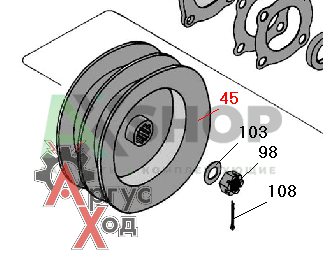 8.02.115 КН Шкив  