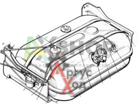 131-1101008 Бак топливный