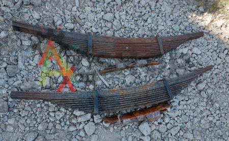 131-2912007-01 Рессора задняя со стяжными хомутами в сборе