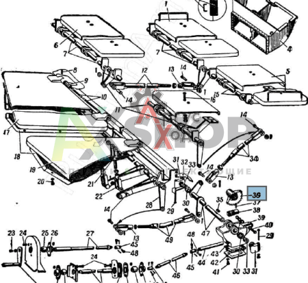41-9015592 Червячный сектор привода крышек