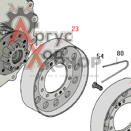 8.11.109 Барабан тормозной
