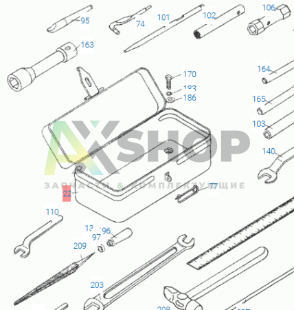 6.61.019 Ящик для инструмента