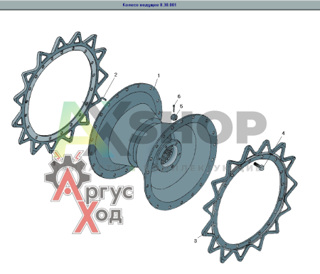 8.30.001 Колесо ведущее ОШ