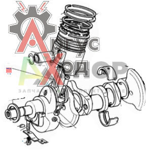 66-1004045 Шатун двигателя