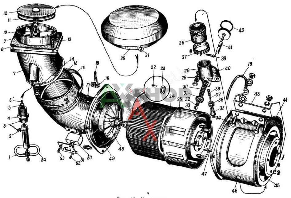 49Б-8038010 Нагнетатель в сборе