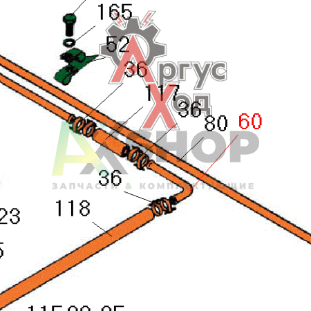 6.03.143 Трубка заборная промежуточная