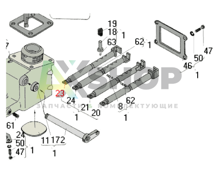 8.21.117 Поводок крайний правый