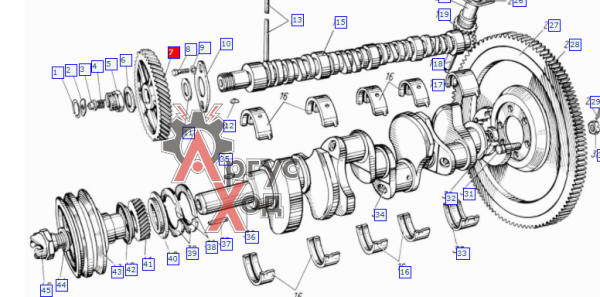 130-1006214-А Шестерня распределительного вала