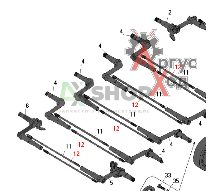 8.32.109 КН Торсион правый  