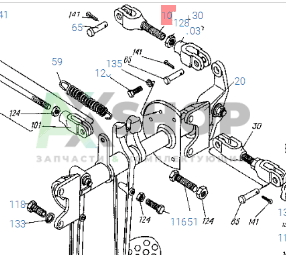 8.23.159 Вилка регулировочная короткая