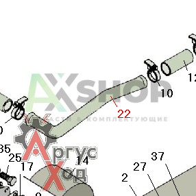 8.04.154 Трубка сапуна