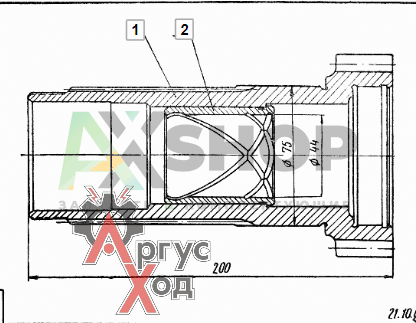 21.10.040 Шестерня барабана ведомого в сборе