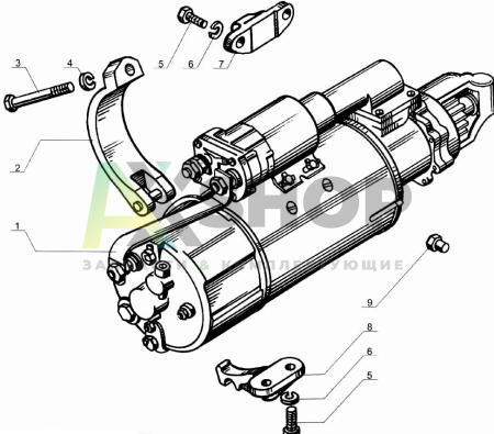 Стартер 2501.3708-01