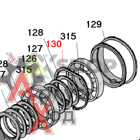 8.10.233 Кольцо стопорное