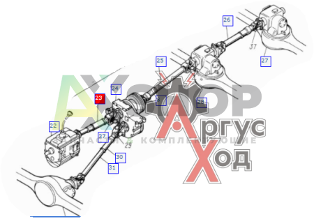 131-2202011-А2 Вал карданный