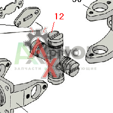131-22050025-А Крестовина в сборе