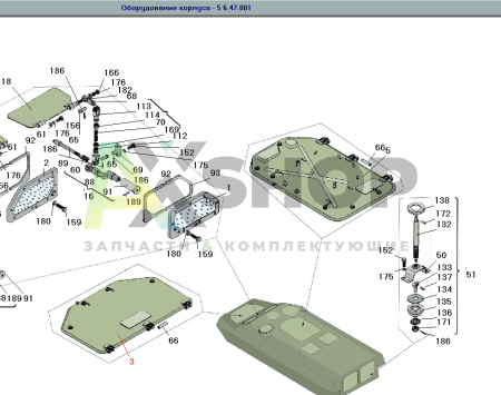 6.47.011-1 Крышка люка в сборе