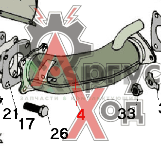 8.04.016-1 Труба с фланцем