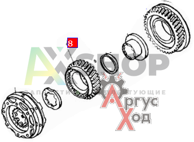 14-1701115 Шестерня 4-й передачи