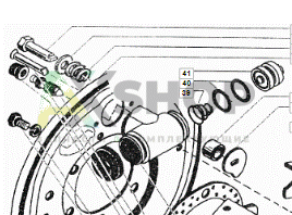 3151-3502042 Поршень колесного цилиндра в сборе