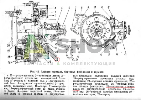 15-141540 Сепаратор шариков отводки фрикционов в сборе