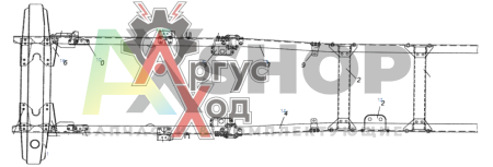 4326-2800010 Рама в сборе