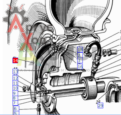 131-4224135-А Кожух крана запора воздуха