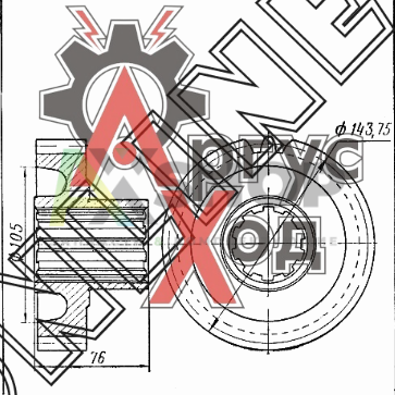 21.10.123 Шестерня 3 передачи ведущая