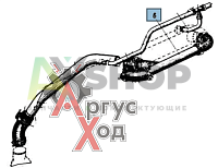 41-1303015 Труба соединительная радиаторов верхняя в сборе
