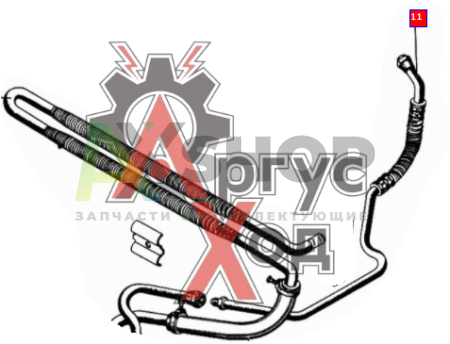 5320-3408020 Шланг высокого давления ГУР