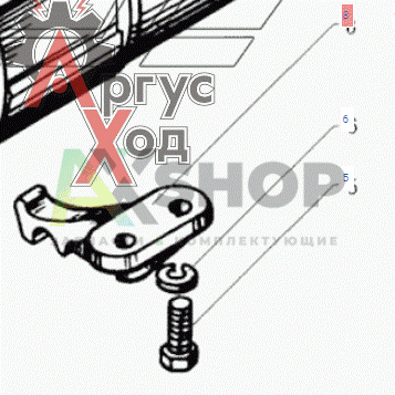 236-3708704-Б Кронштейн верхний