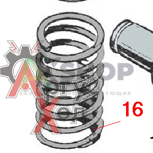 236-1007020 Пружина клапана наружная