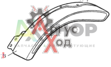 43118-8403013 Панель передней части крыла левая