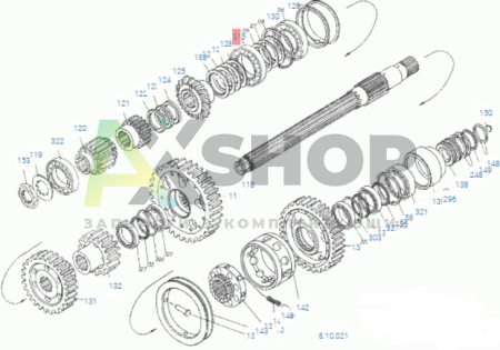 6-36214 Подшипник  шариковый радиально-упорный однорядный