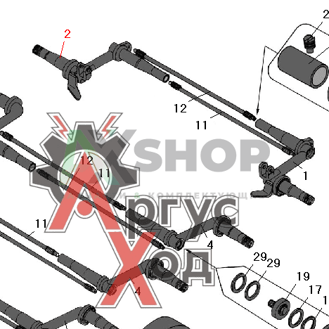8.32.016 Балансир задний правый