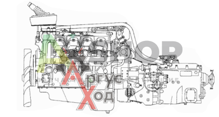 740.1000400 Двигатель