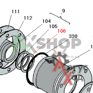 8.10.205 Прокладка регулировачная
