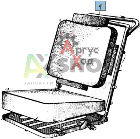 41-6801010 Остров сиденья водителя в сборе