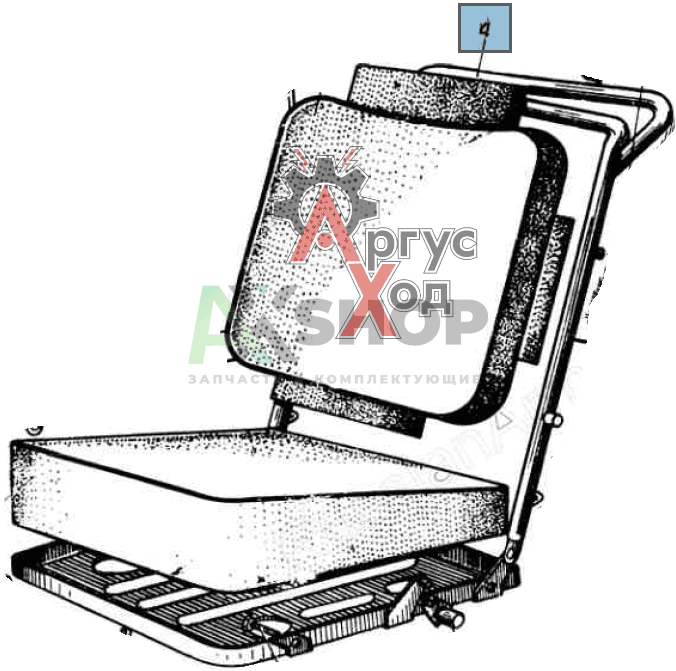 41-6801010 Остров сиденья водителя в сборе