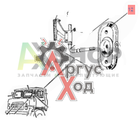 66-8201418-А Зеркало заднего вида в сборе